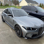 Silver coupe after an exterior detail